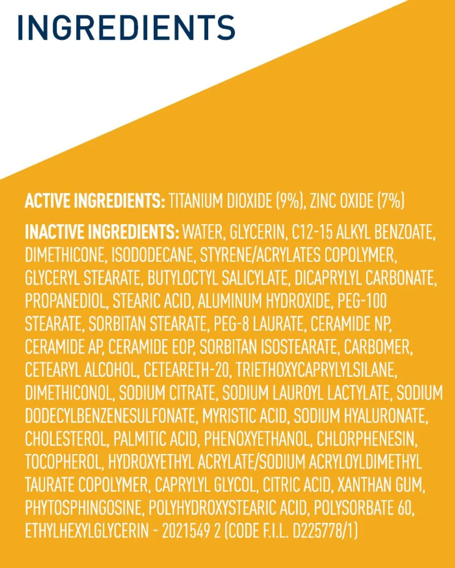 CeraVe Hydrating Mineral Sunscreen SPF 50 for Sensitive Skin 75ml