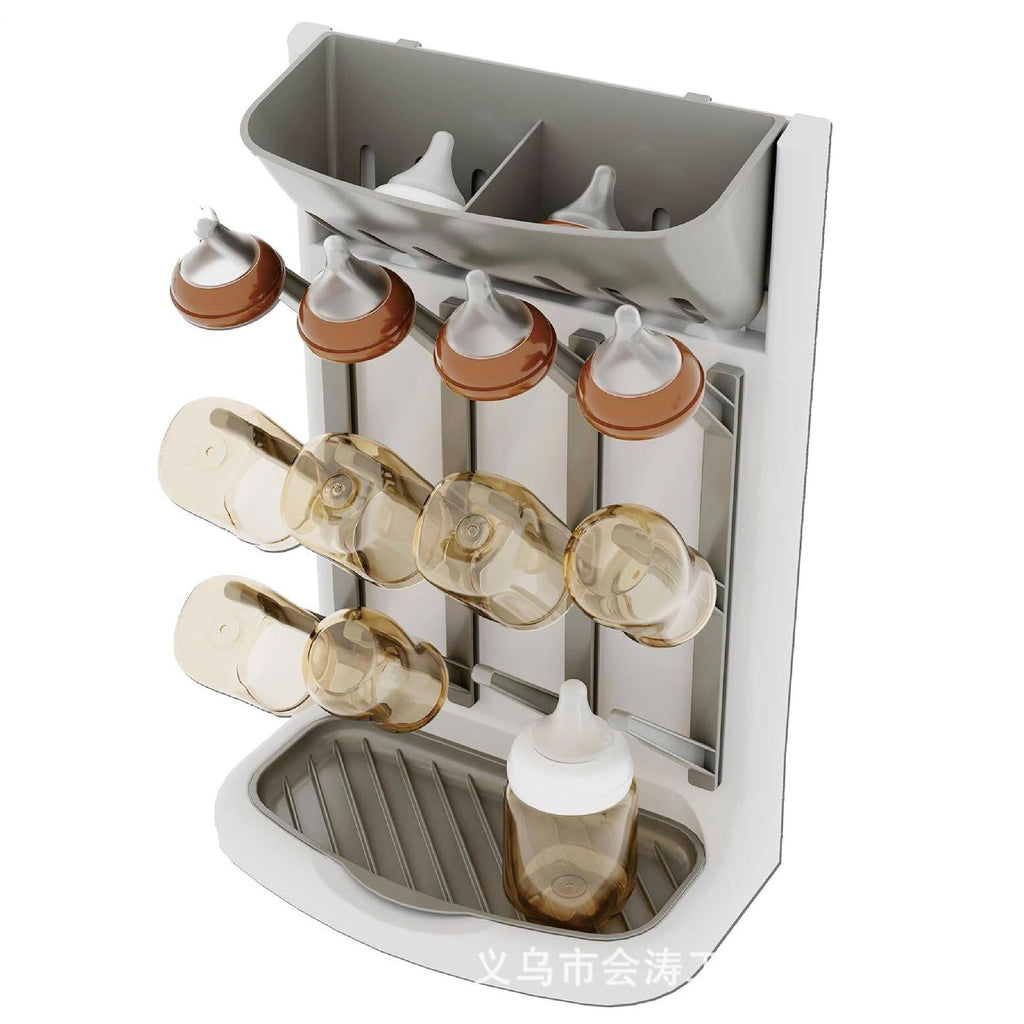 Wallmounted Baby Bottle Drying Rack – Hygienic & Space-Saving Organizer